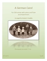 A German Carol SSA choral sheet music cover